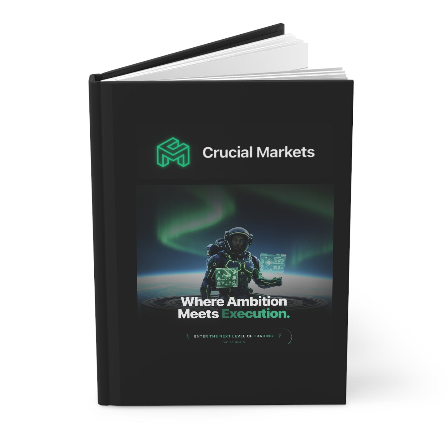 Crucial Markets Hardcover Journal Matte